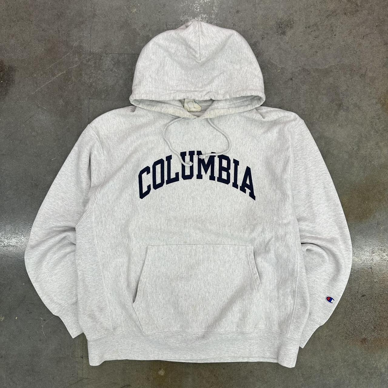 Columbia University Champion Reverse Weave Hoodie. Depop