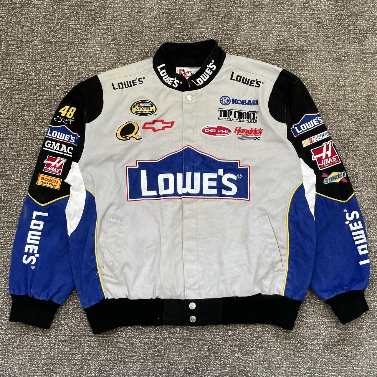 Vintage Nascar Racing Jacket (XL) Jacket length is... - Depop