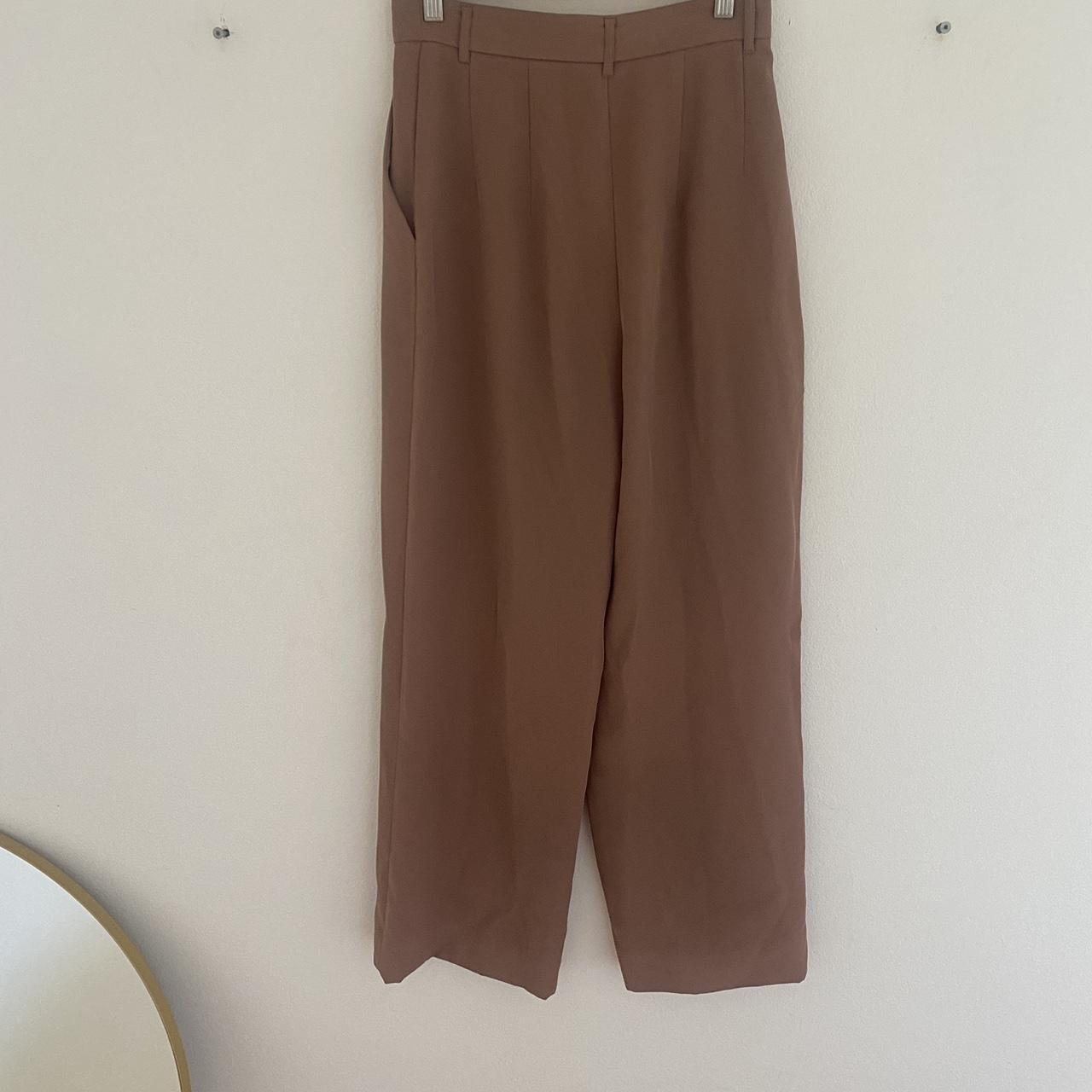 Kookai Tan Oyster Tailored Pants Size:... - Depop