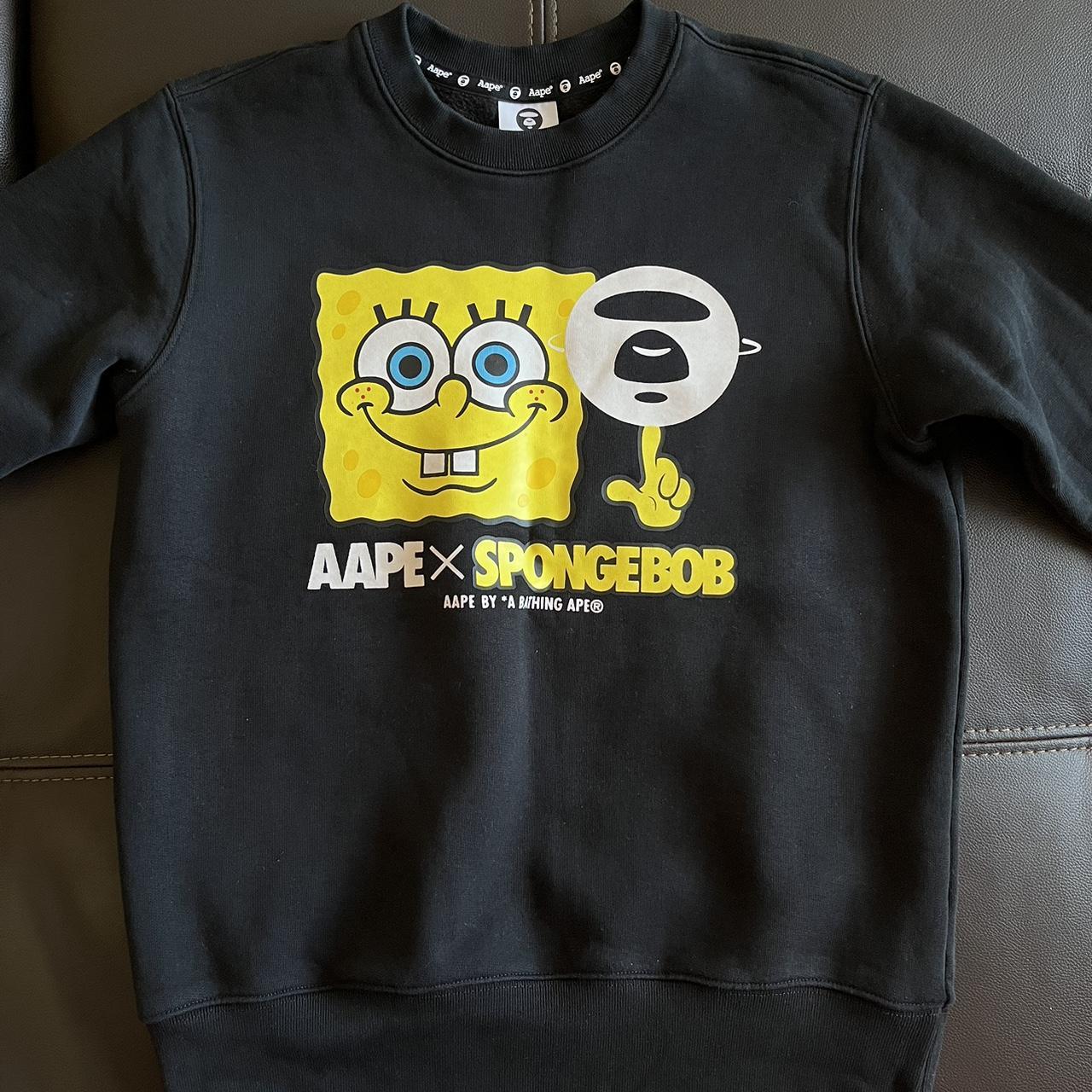 Aape x outlet spongebob hoodie