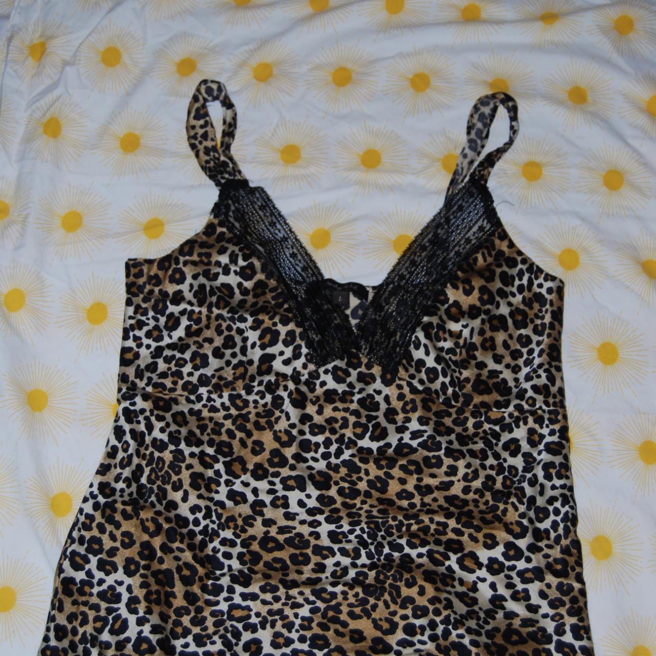 Gorgeous leopard print slip top. Perfect for a... - Depop