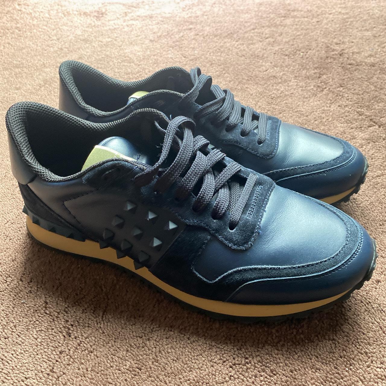 navy rockstud valentino shoes