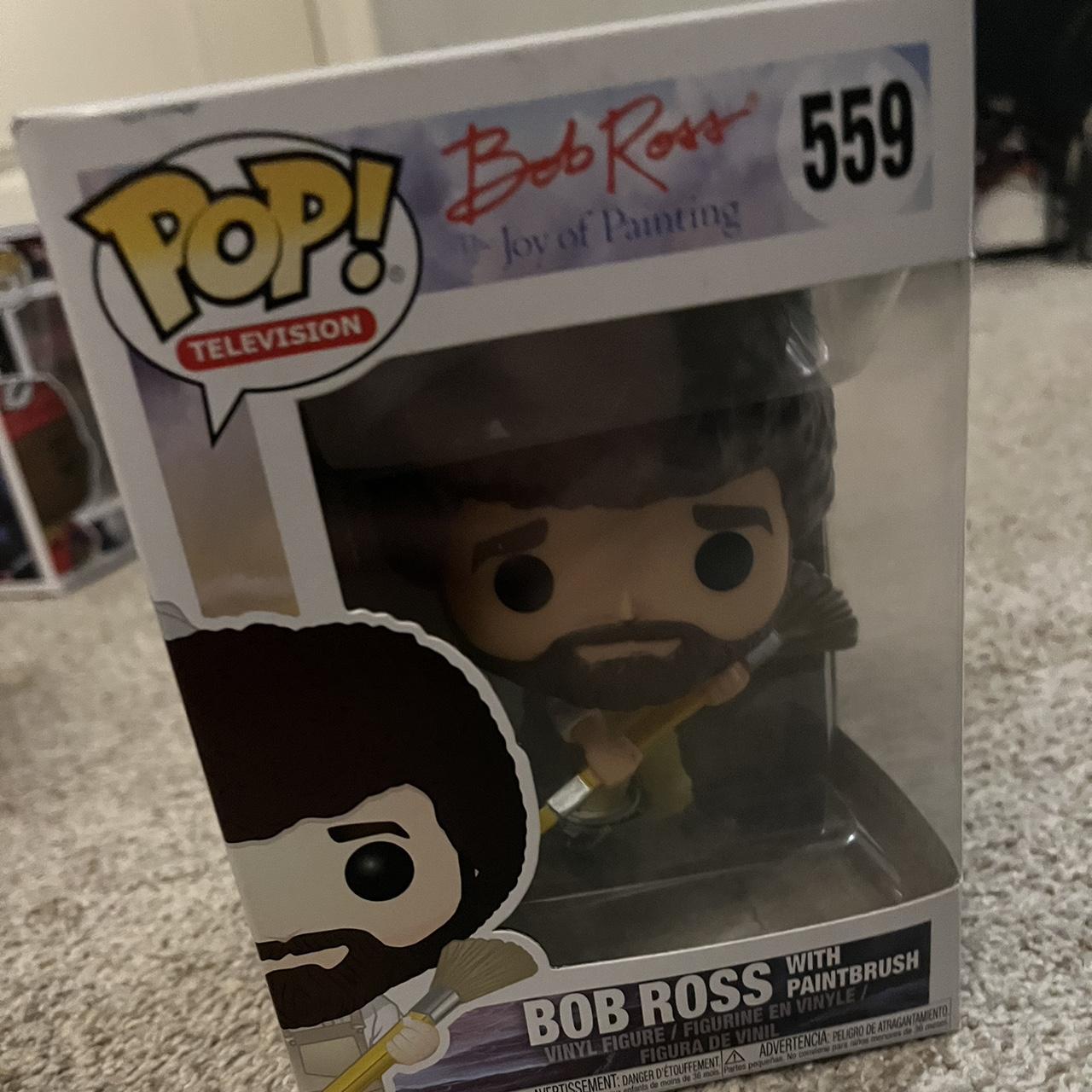 Bob Ross funko pop Opened only to display - Depop