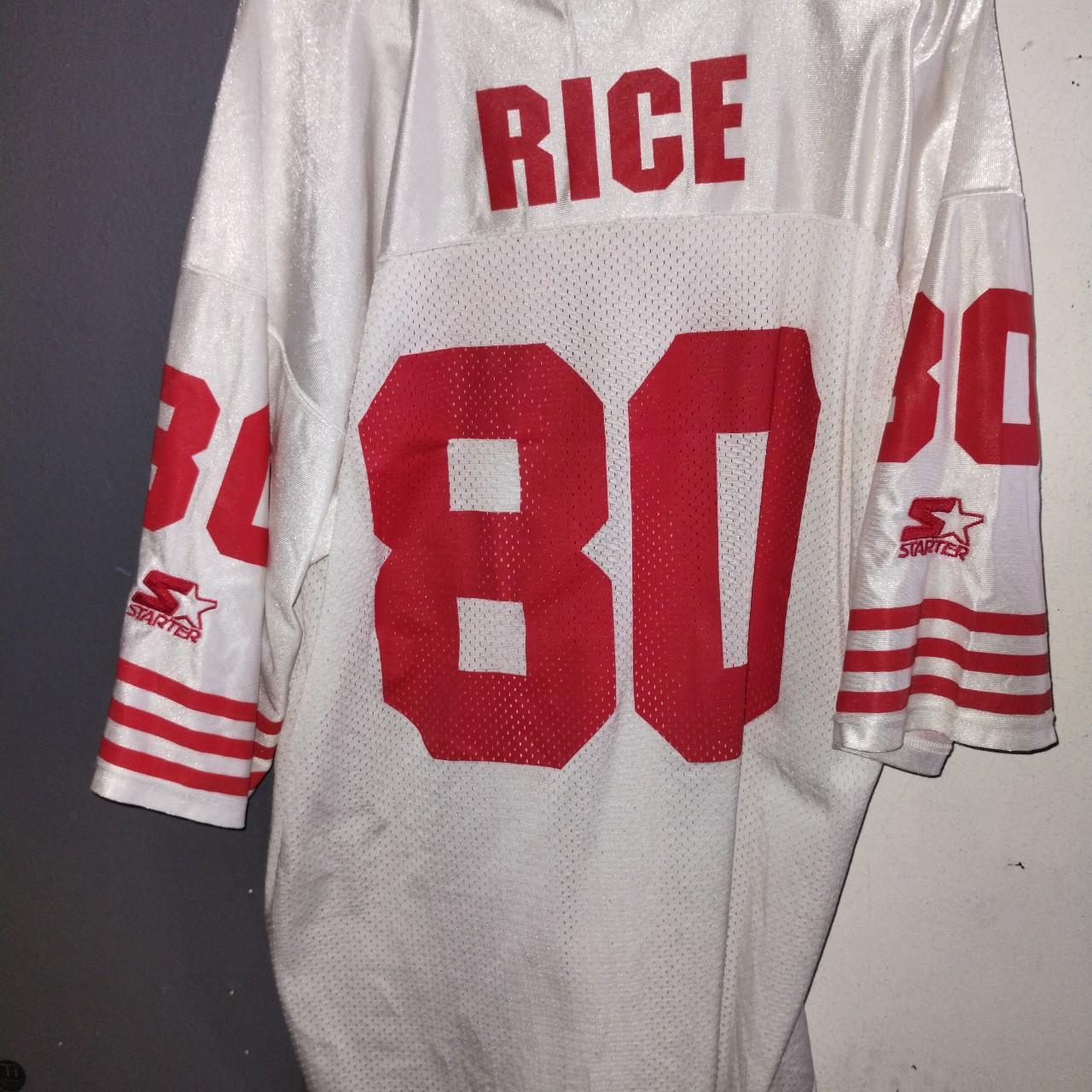 Vintage Champion Jerry Rice Jersey San Fran with - Depop