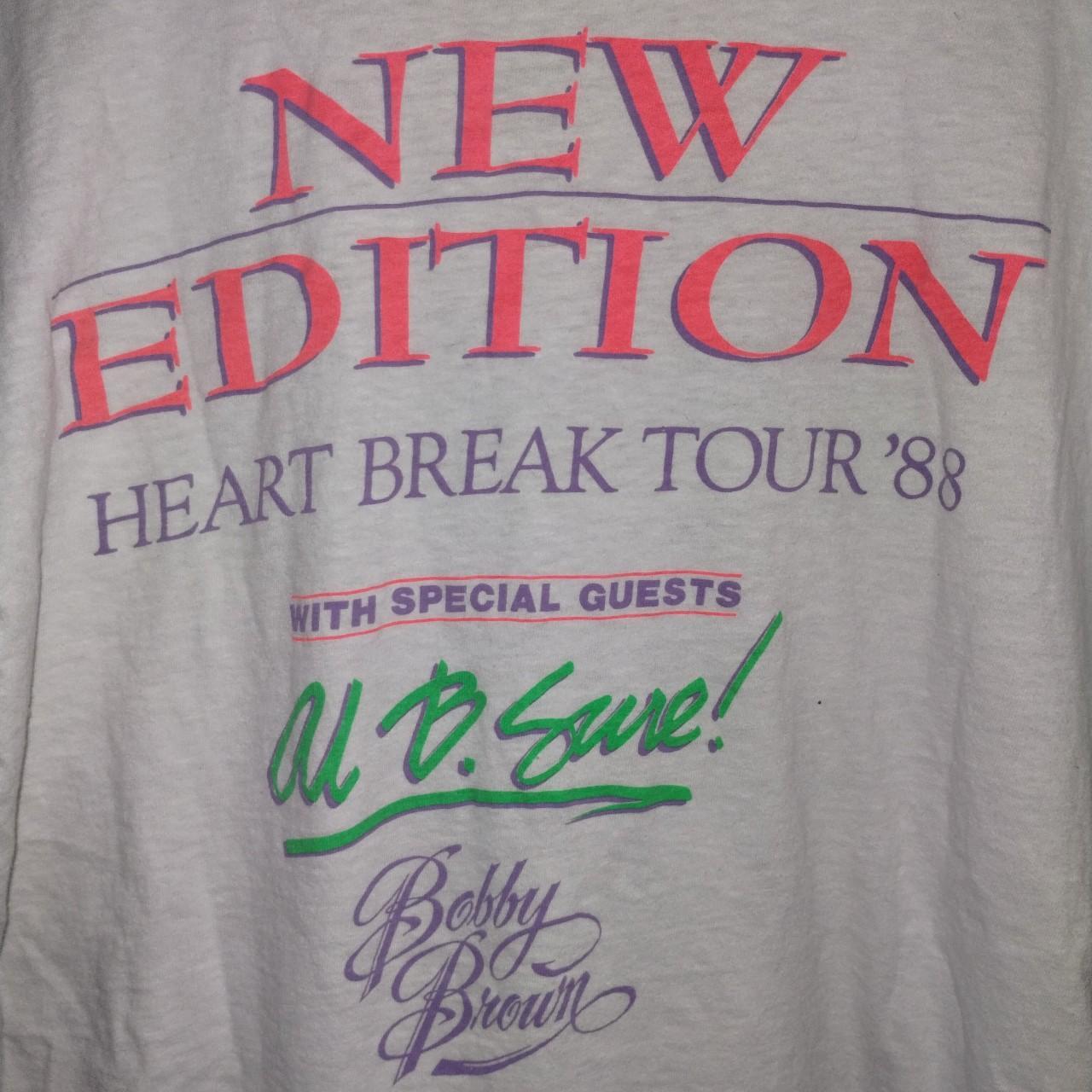 Vintage New Edition Heartbreak Tour 1988, Shirt has...