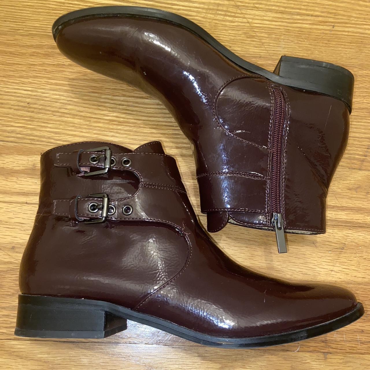 Franco sarto burgundy booties hotsell