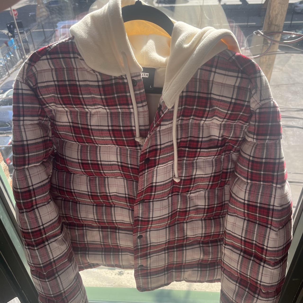 Kith on sale flannel hoodie