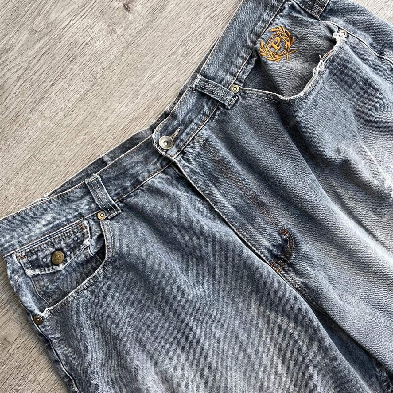 BAGGY phat farm classics jorts with insane... - Depop