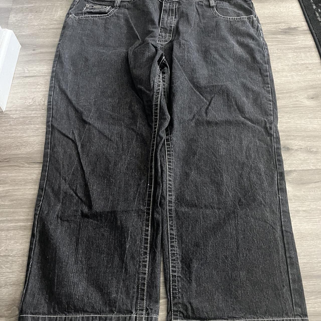 ON HOLD! INSANELY MASSIVE BAGGY MECCA JEANS 12 INCH... - Depop