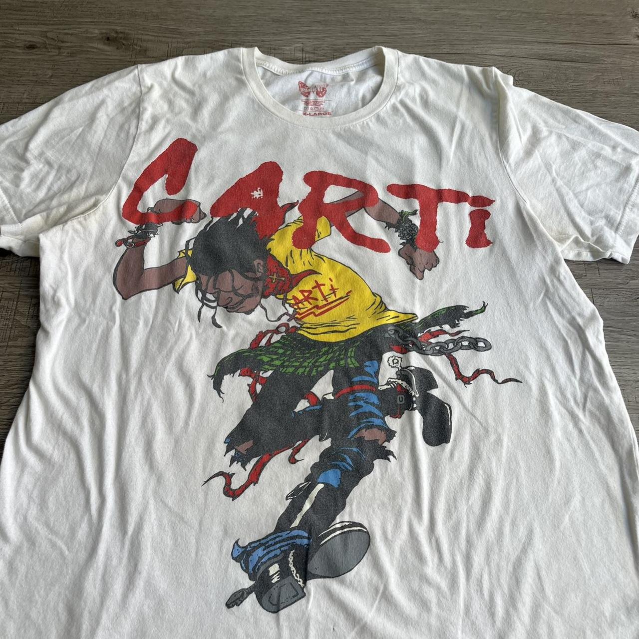 playboi carti self titled tour tee carti doing... - Depop