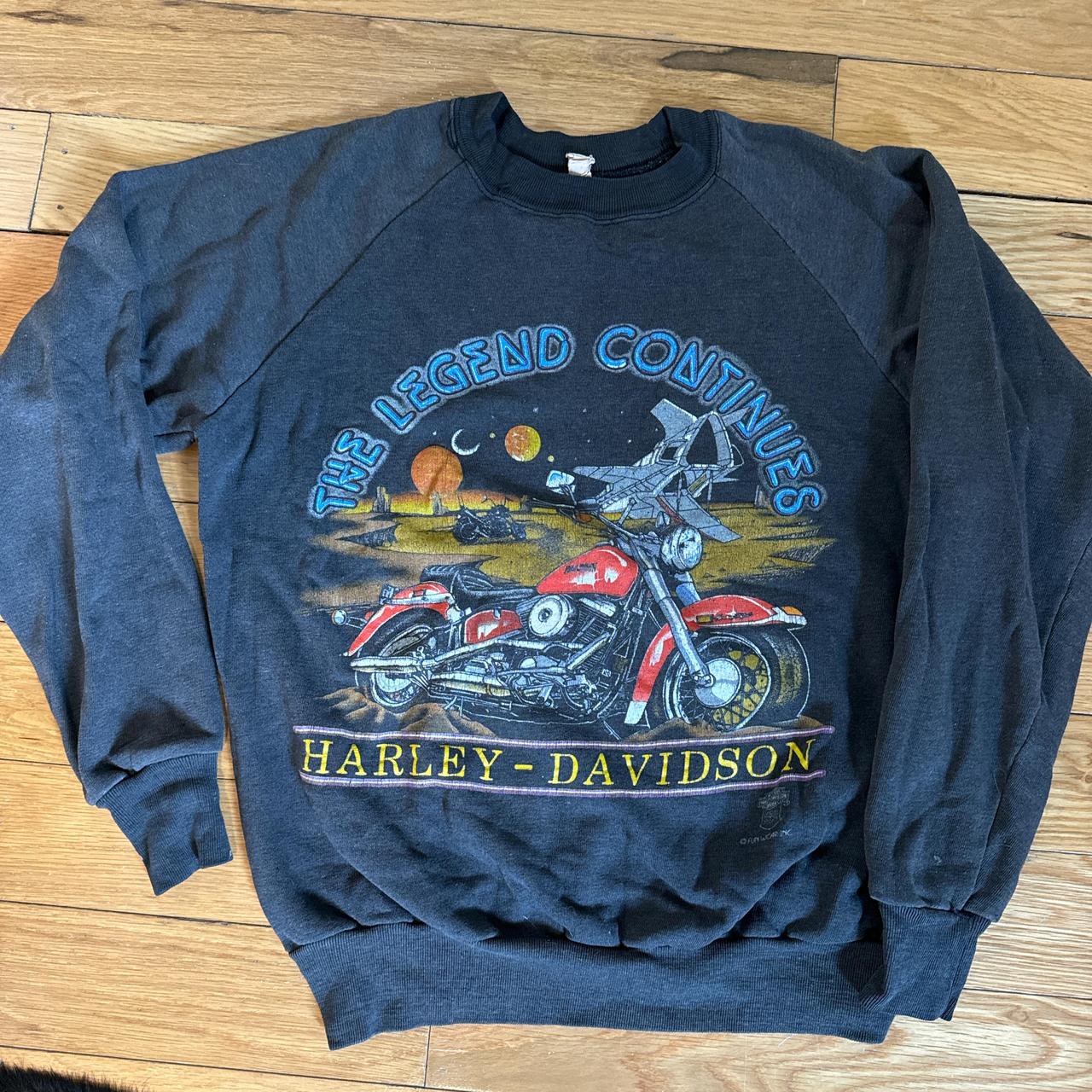 Vintage Harley Davidson Sweater Best fits a