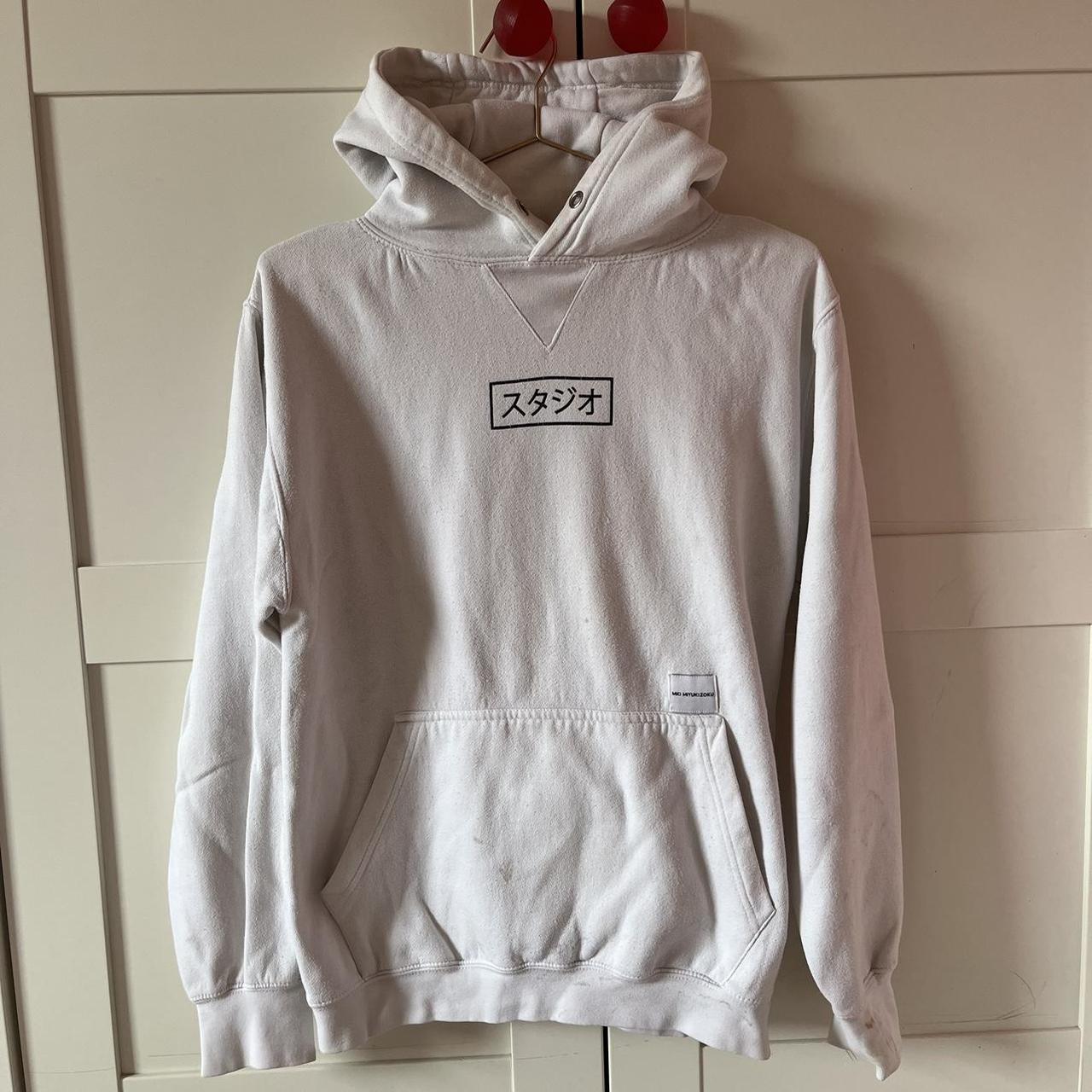 Mki miyuki zoku white hoodie - Depop