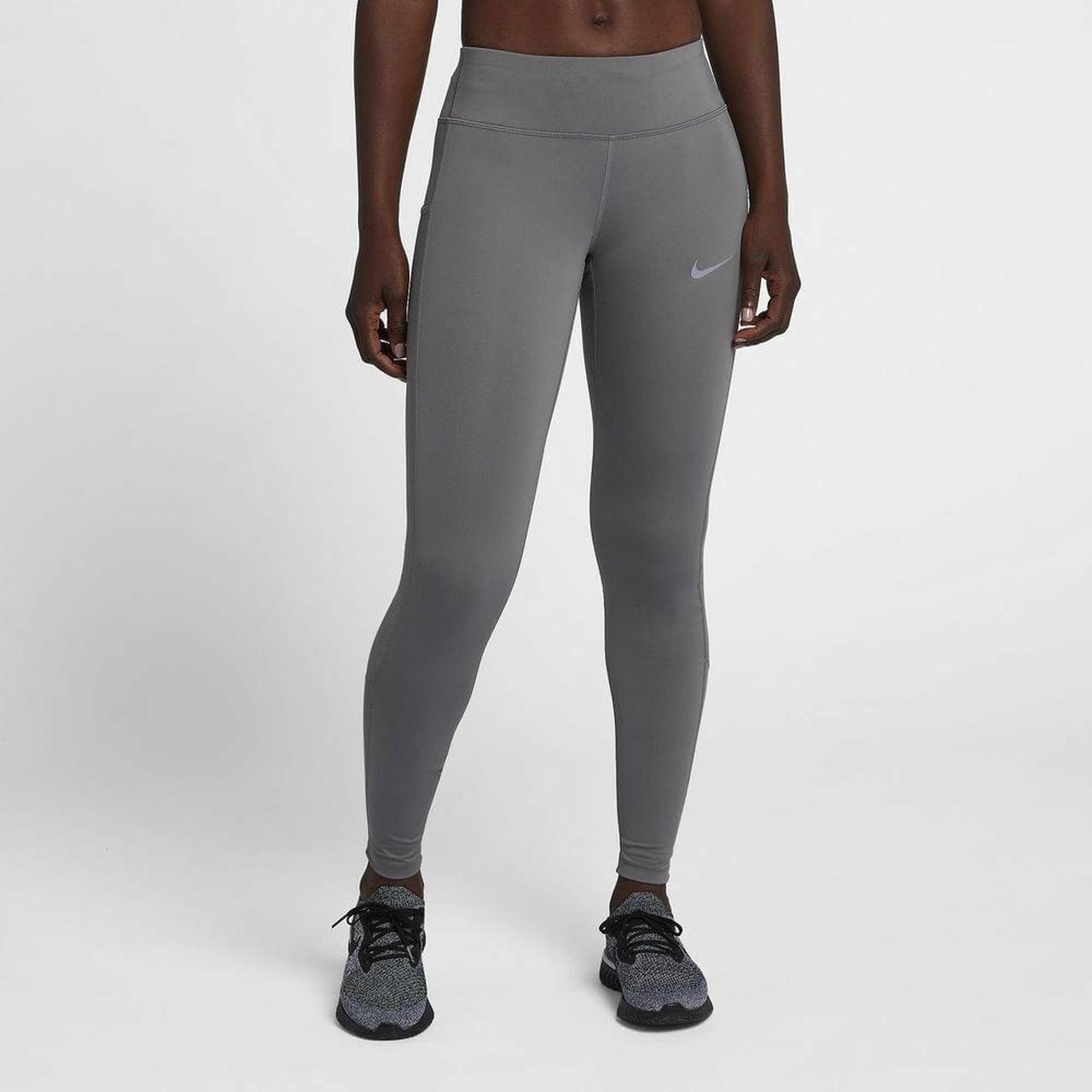 womens gray nike leggings