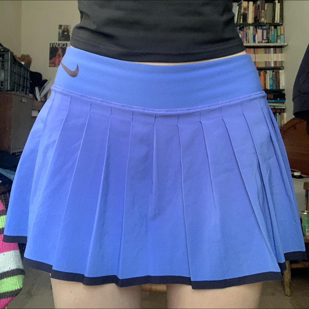 cutest blue Nike tennis skirt w built in shorts /... Depop