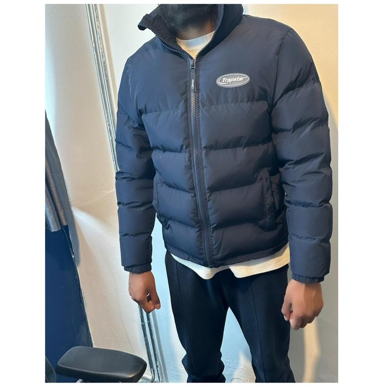 Trapstar Puffer Jacket Navy Blue - S Only worn once | Depop