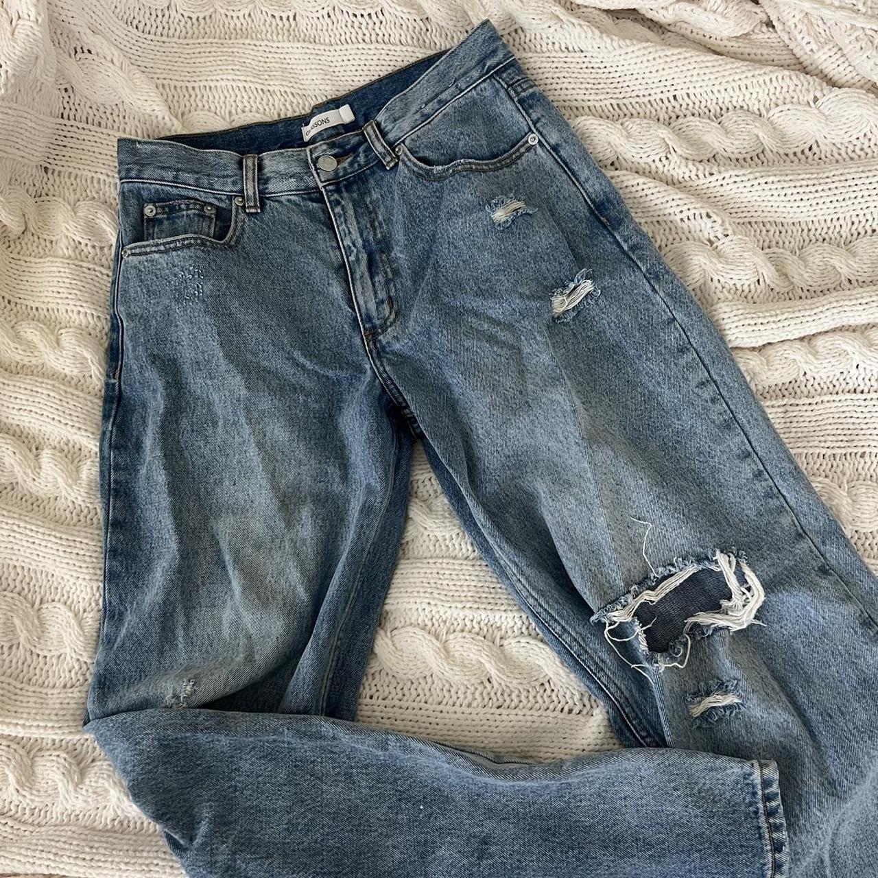 Glassons mid rise ripped mom jeans I can’t remember... - Depop