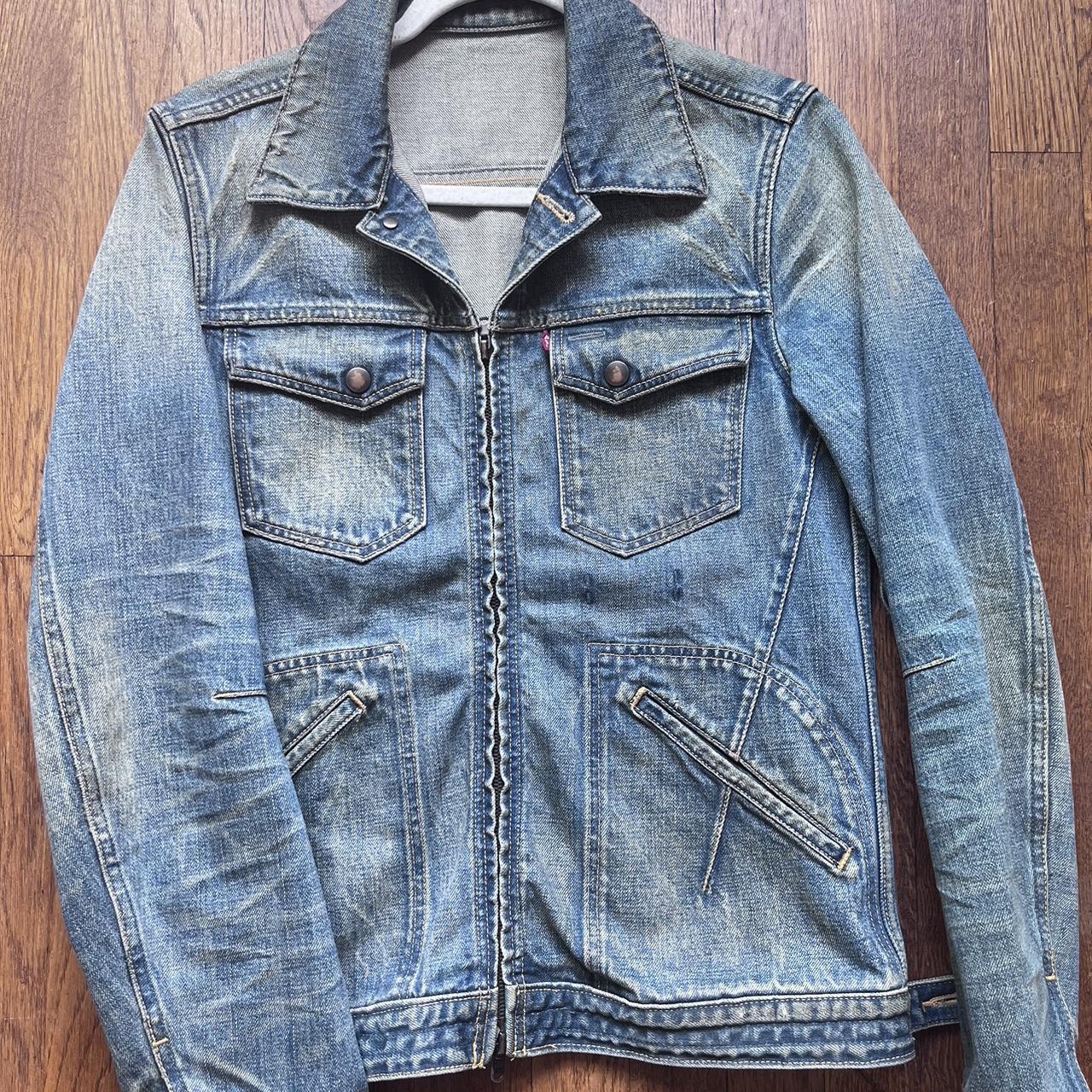 Number nine Jean jacket Fits slim Price is... - Depop