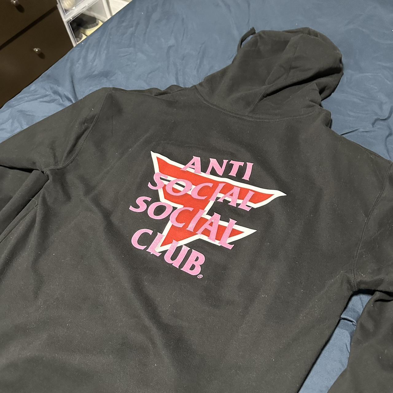 Anti Social Social Club black hoodie #ASSC Faze Depop