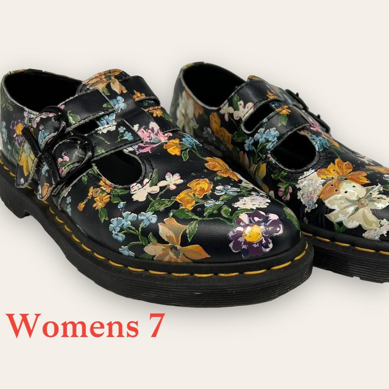 Floral Mary Jane Dr. Martens 🌻 THESE SHOES ARE... - Depop