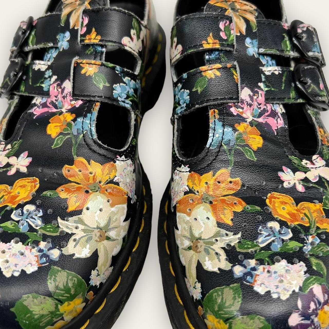 floral mary jane doc martens
