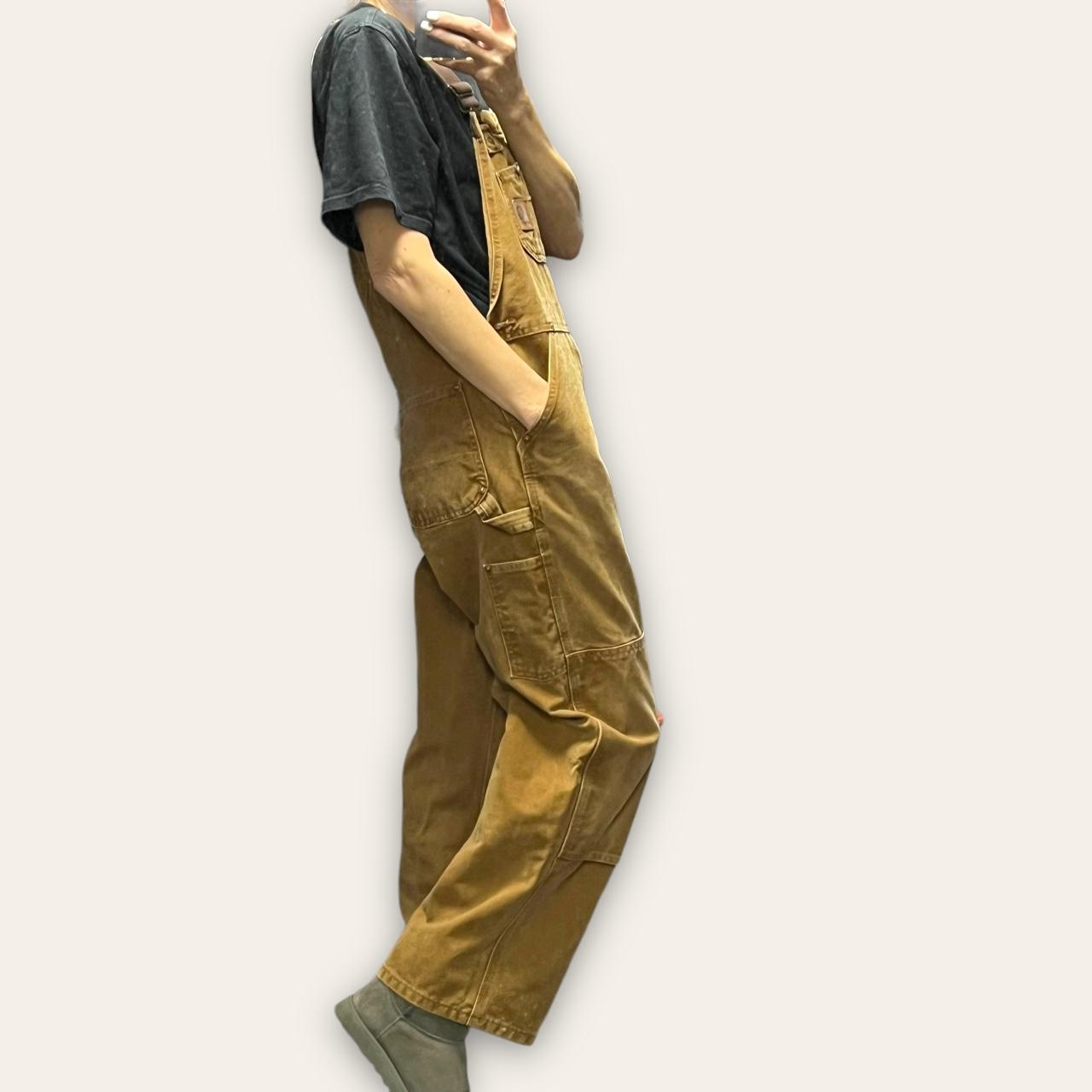 Vintage Tan Distressed Carhart Overalls 🌻 THESE... Depop