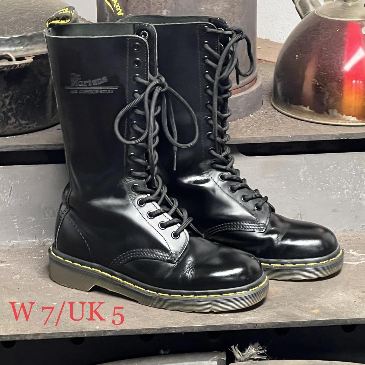 Black Tall Dr. Marten Boots 🌻 THESE BOOTS ARE …... Depop