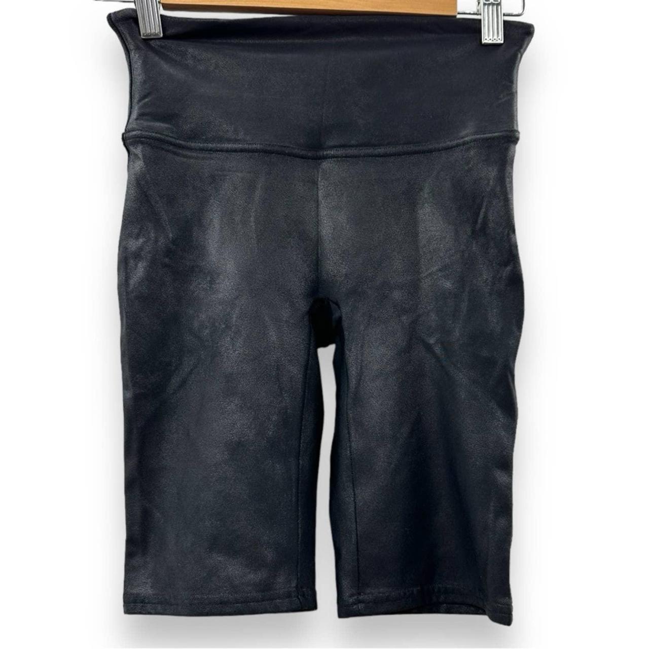 Spanx faux leather bike on sale shorts