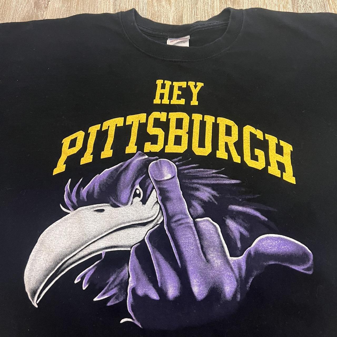 Baltimore Ravens Hey Pittsburgh Graphic Vintage Nfl Football Unisex T-Shirt  – Teepital – Everyday New Aesthetic Designs