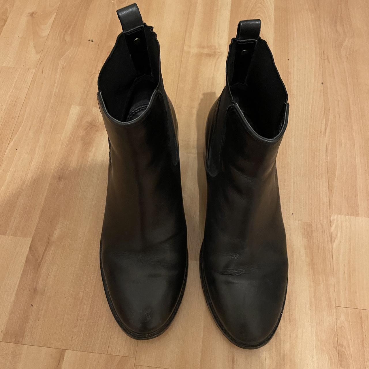 Dune Women's Black Boots | Depop