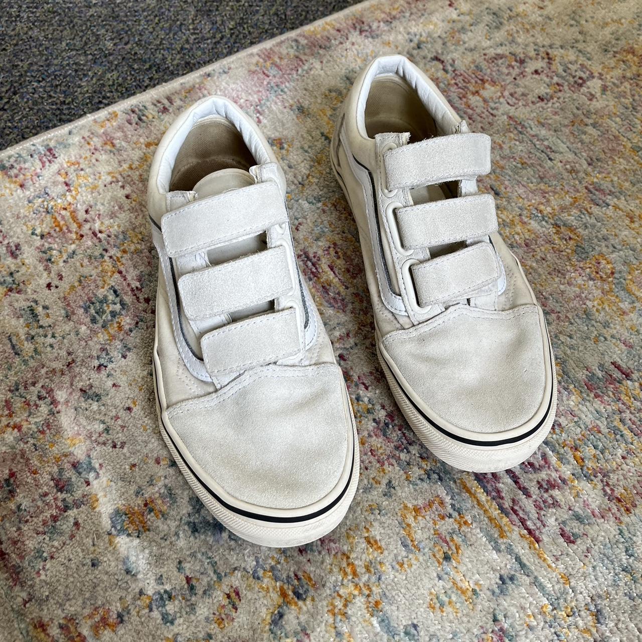 Off white best sale velcro vans