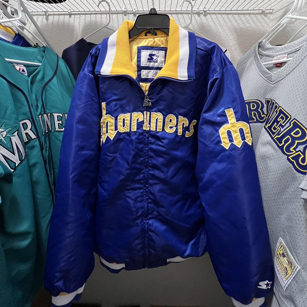 XXL seattle mariners vintage throwback trident logo... Depop