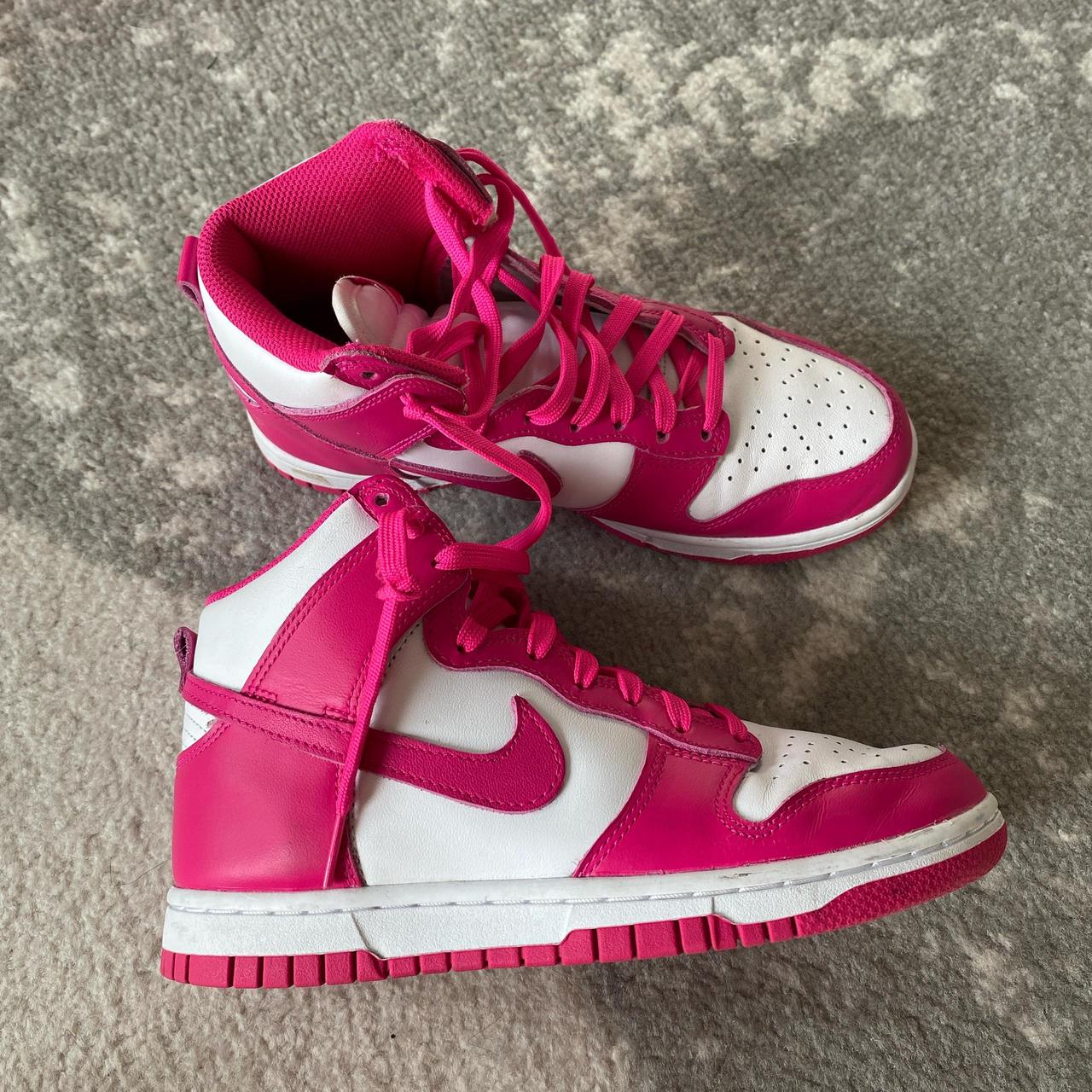 nike dunk high pink pow