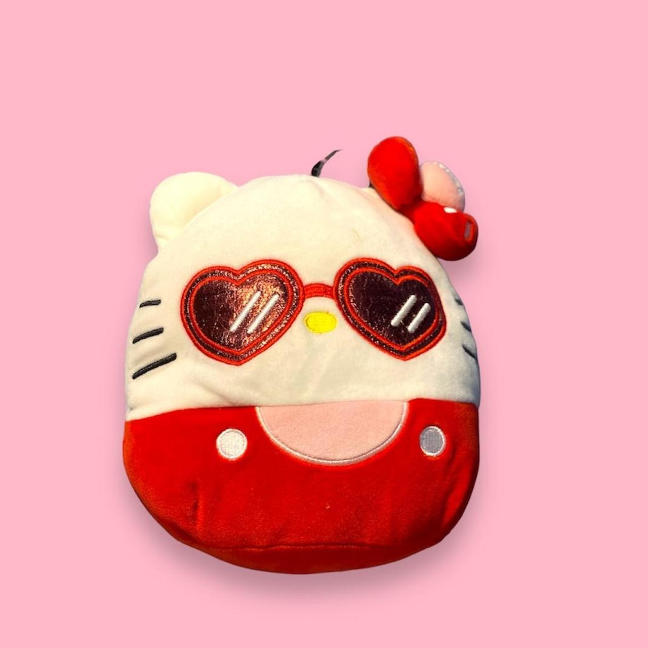 hello kitty glasses summer squishmallow, 💗tags