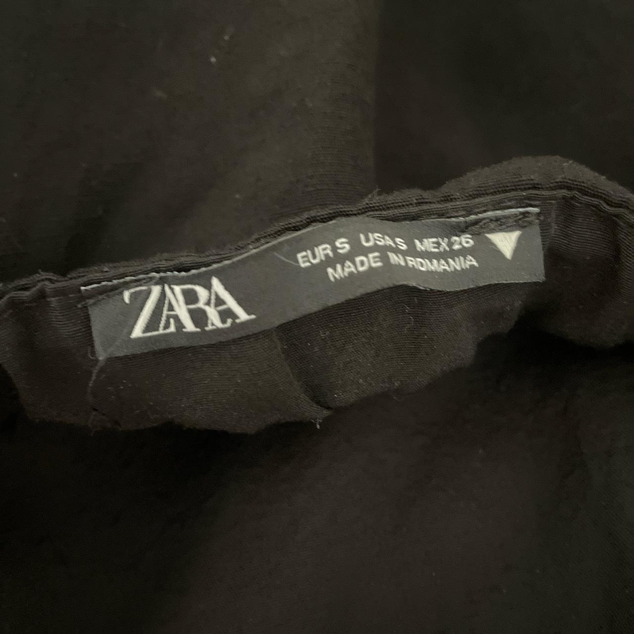 zara black mini dress perfect for hoco! worn... Depop