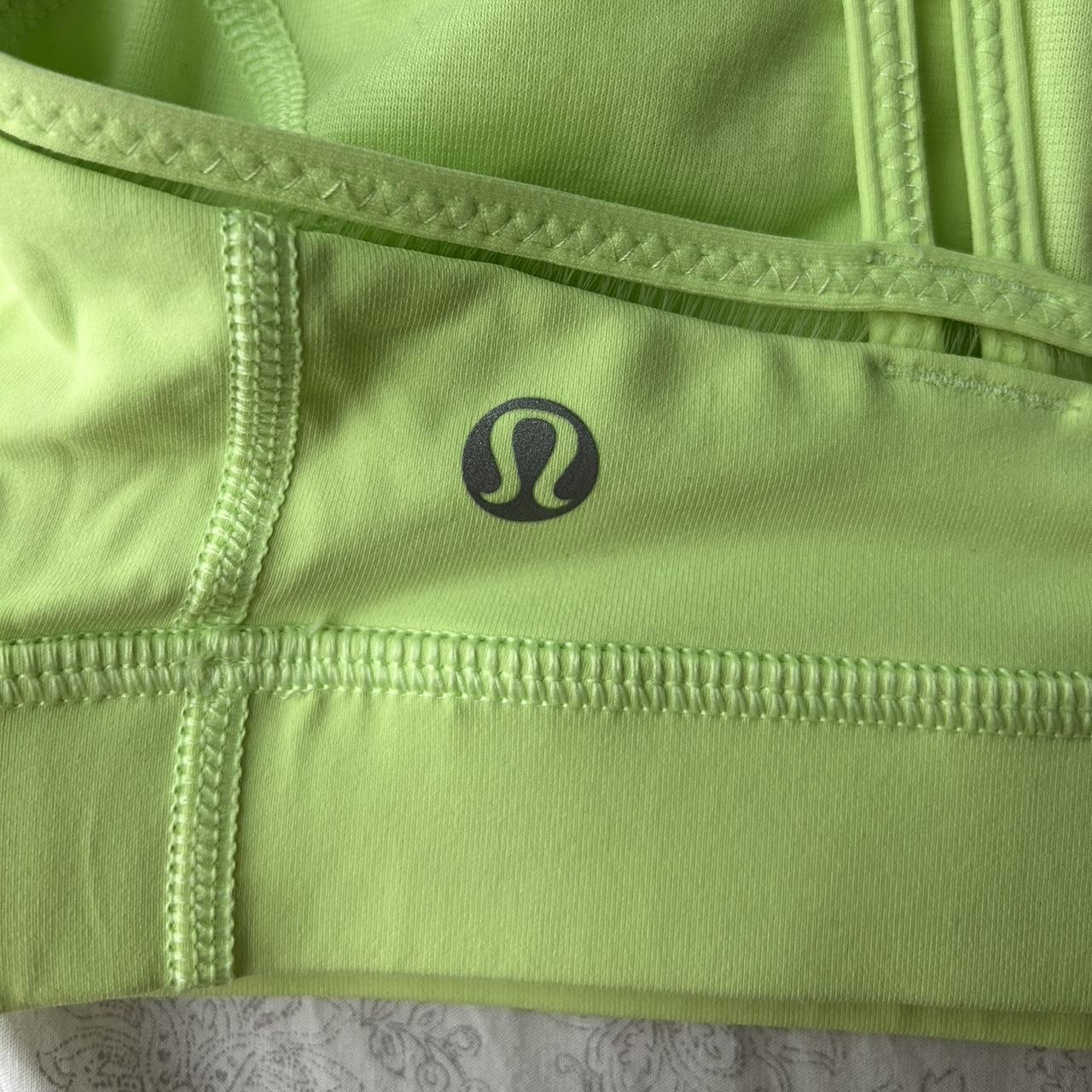 lululemon sports bra size 4 lululemon lulu... Depop