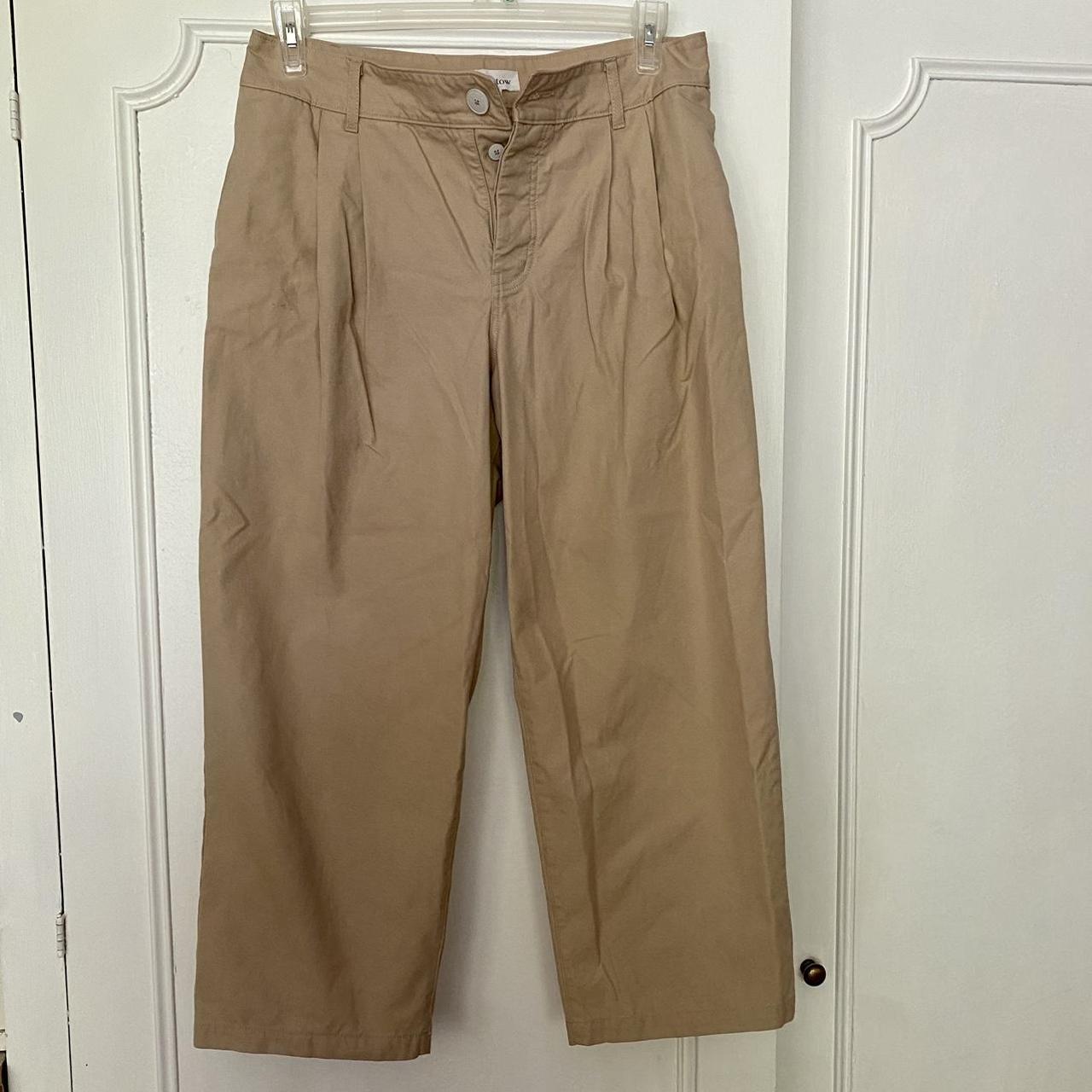 Amour Vert Women's Tan and Cream Trousers (4)