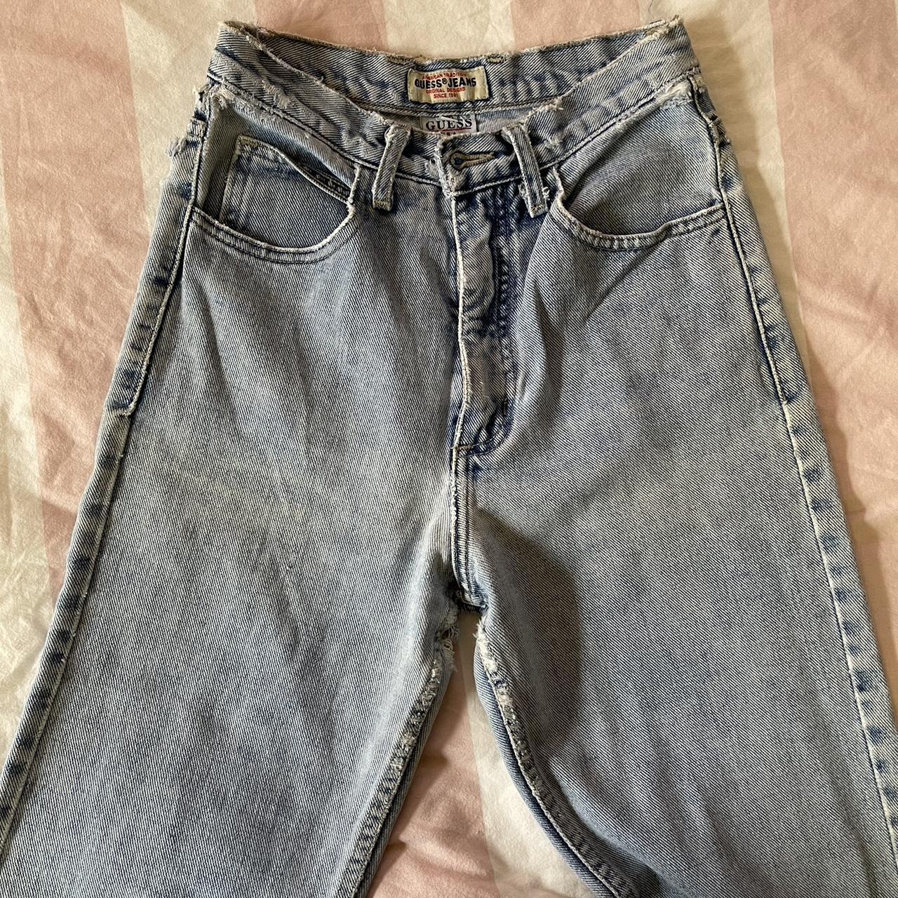 Vintage guess mom jeans size 26 fits like a 0.... - Depop