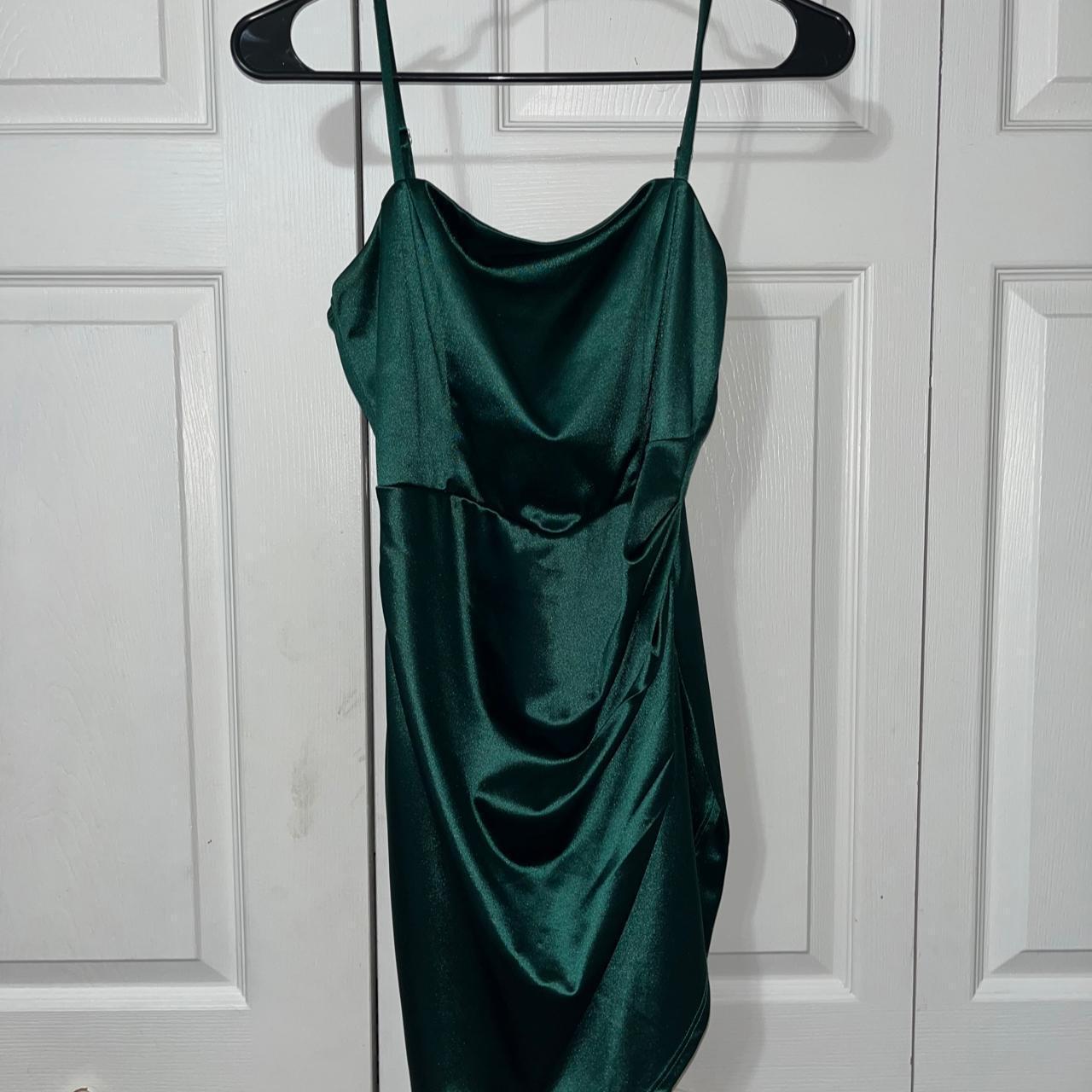 Emerald Green Homecoming Dress - Size Small... - Depop