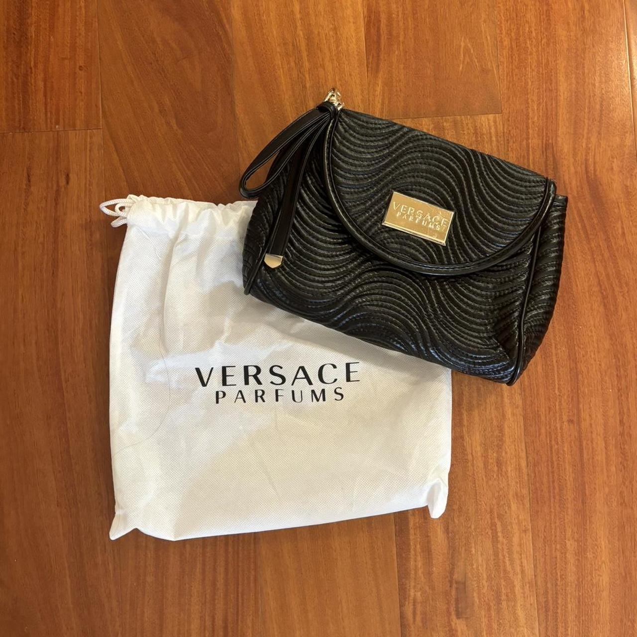 Versace Perfume Purse buy Black and Gold