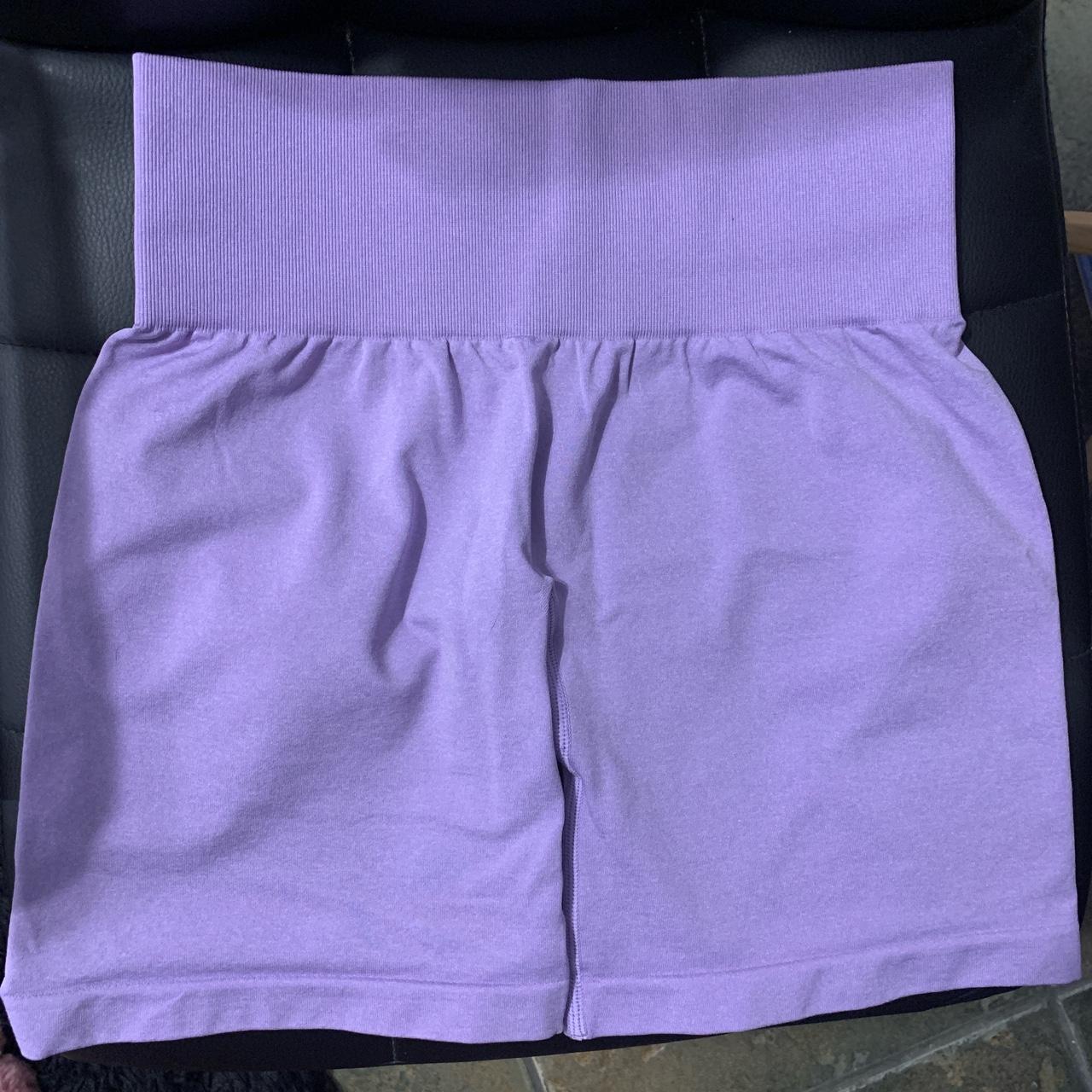Brand New NVGTN Lilac Shorts Size S Depop. - Depop