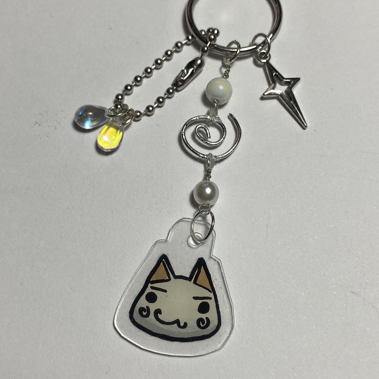 𖦹 toro key ring 𖦹 Toro charm drawn by me, made of... Depop
