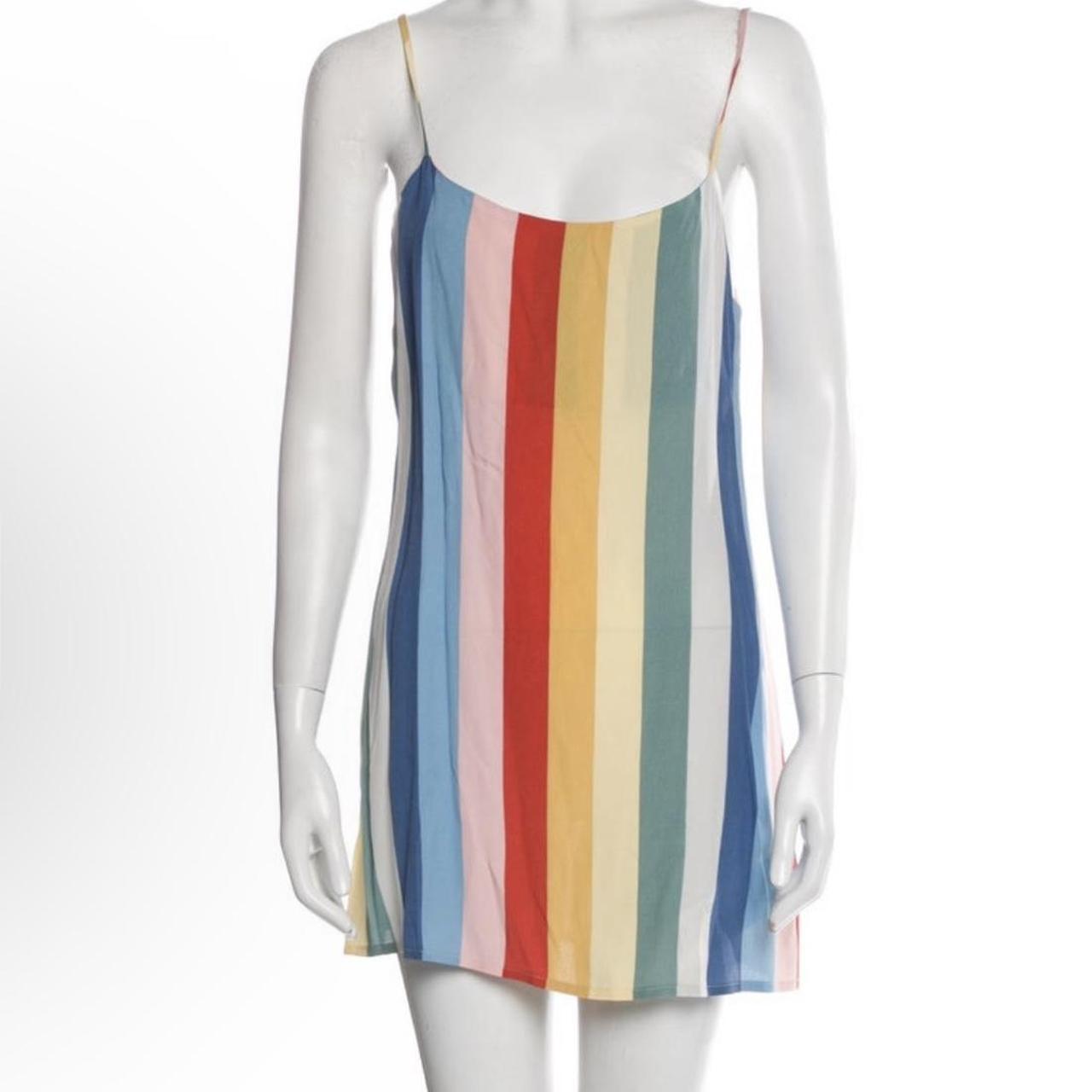 nike rainbow stripe dress