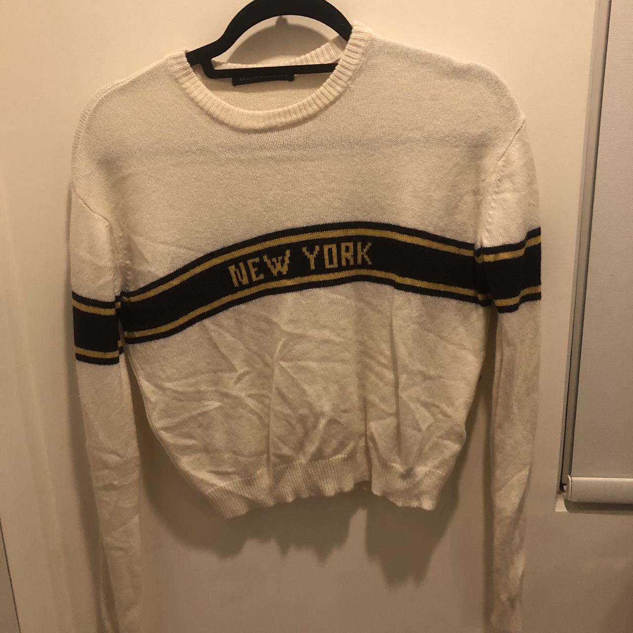 Brandy Melville Women's Cream Jumper Depop