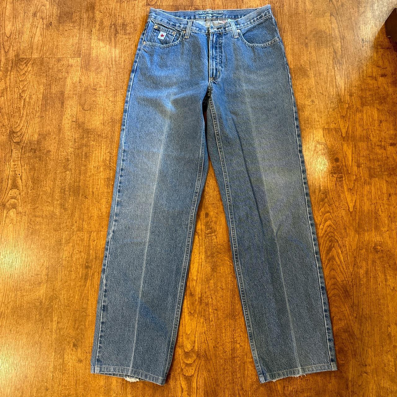 Vintage denim jeans Rockies Size 11 xl Waist 30... - Depop