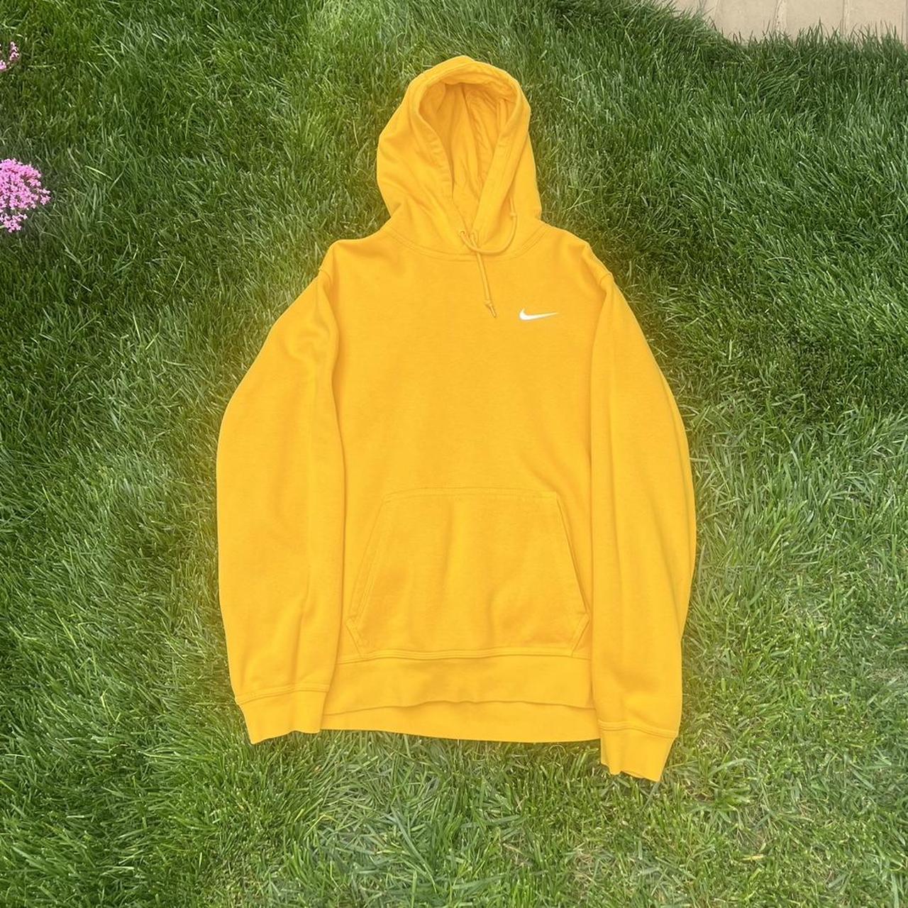 yellow nike jumper