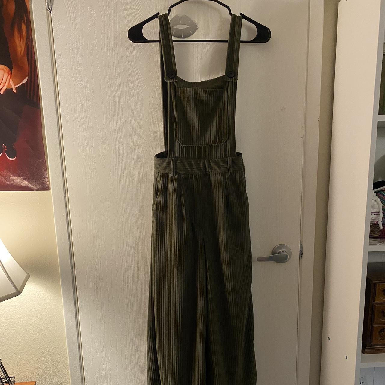 Cider Green Corduroy Overalls Depop