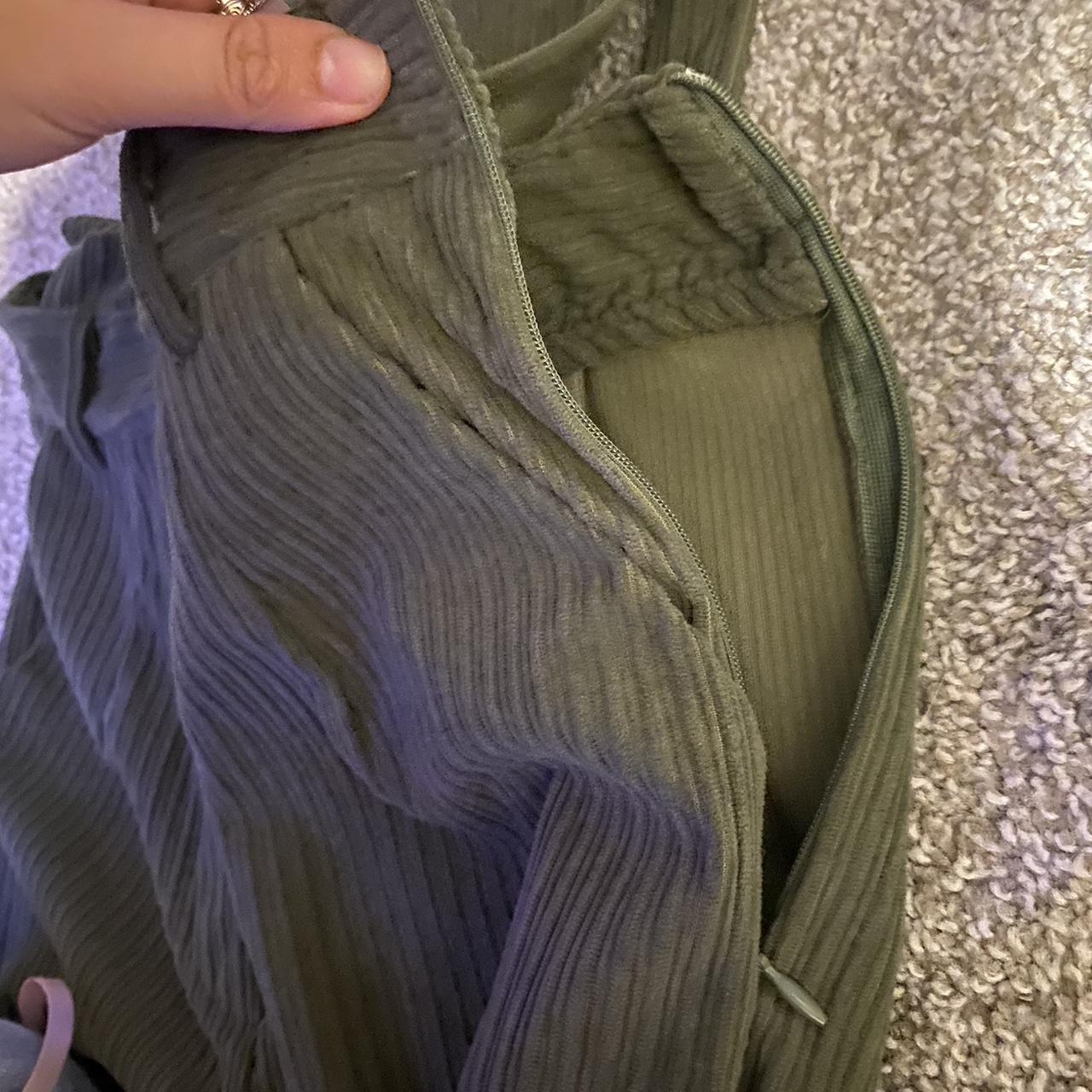 Cider Green Corduroy Overalls Depop