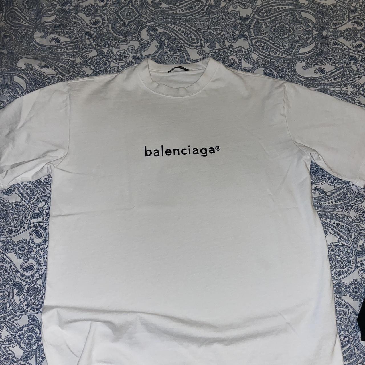 balenciaga-tee-balenci-logo-tee-size-medium-true-depop