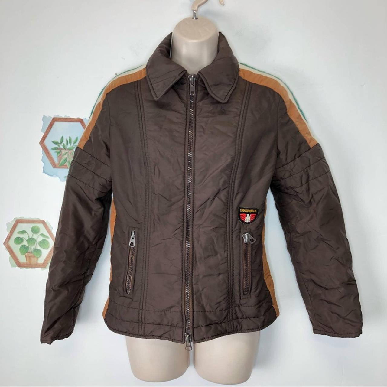 Vintage Austrian Innsbruck jacket 1970s stripes... Depop