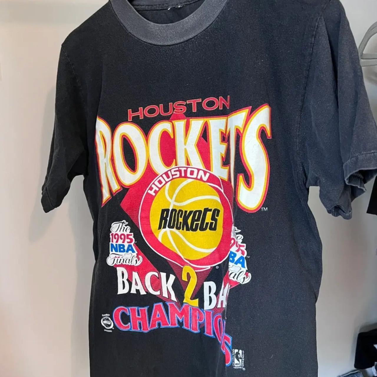 Houston rockets vintage jersey condition: - Depop